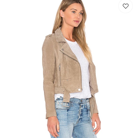Blank NYC Jackets & Blazers - Blank NYC Suede Moto Jacket